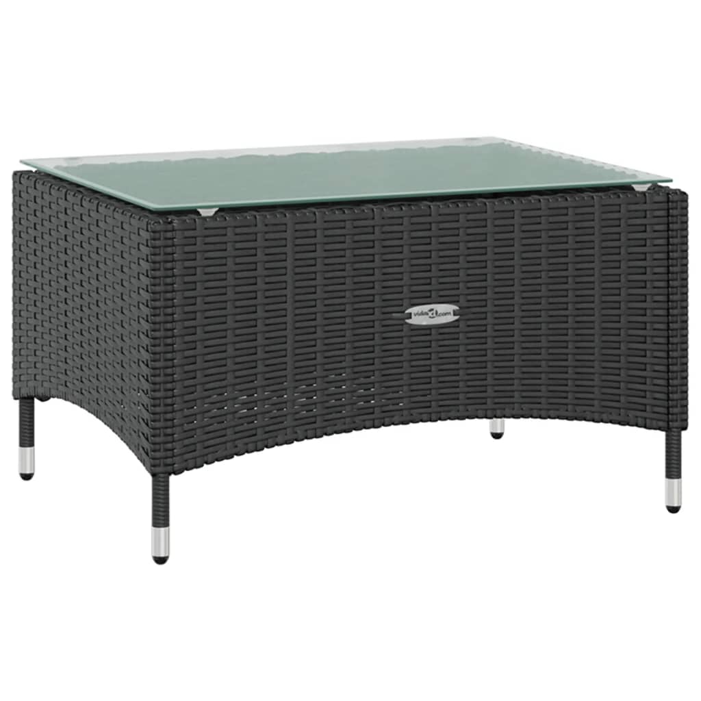 Set Divani da Giardino 16 pz con Cuscini in Polyrattan Nero - homemem39