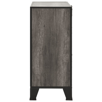 Armadi Portaoggetti 2 pz Grigi 72x36x82 cm Metallo e MDF - homemem39