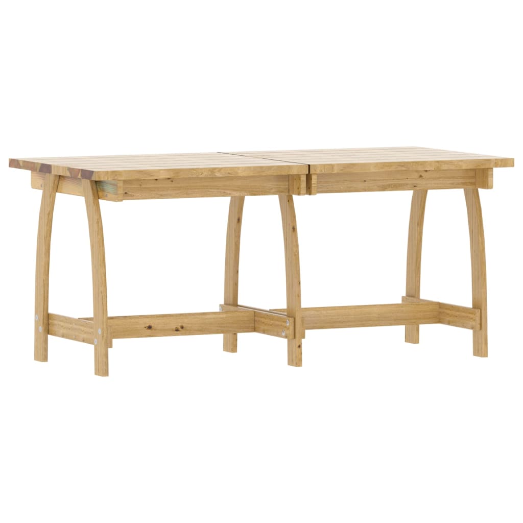 Set da Pranzo da Giardino 3 pz in Legno di Pino Impregnato - homemem39