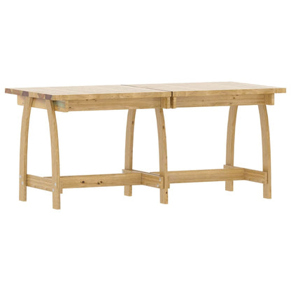 Set da Pranzo da Giardino 3 pz in Legno di Pino Impregnato - homemem39