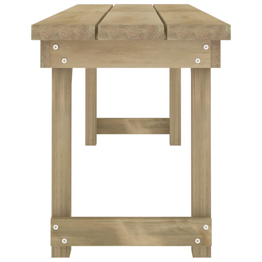 Set da Pranzo per Giardino 3 pz in Legno di Pino Impregnato | homemem39