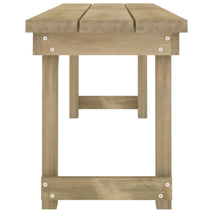 Set da Pranzo per Giardino 3 pz in Legno di Pino Impregnato | homemem39