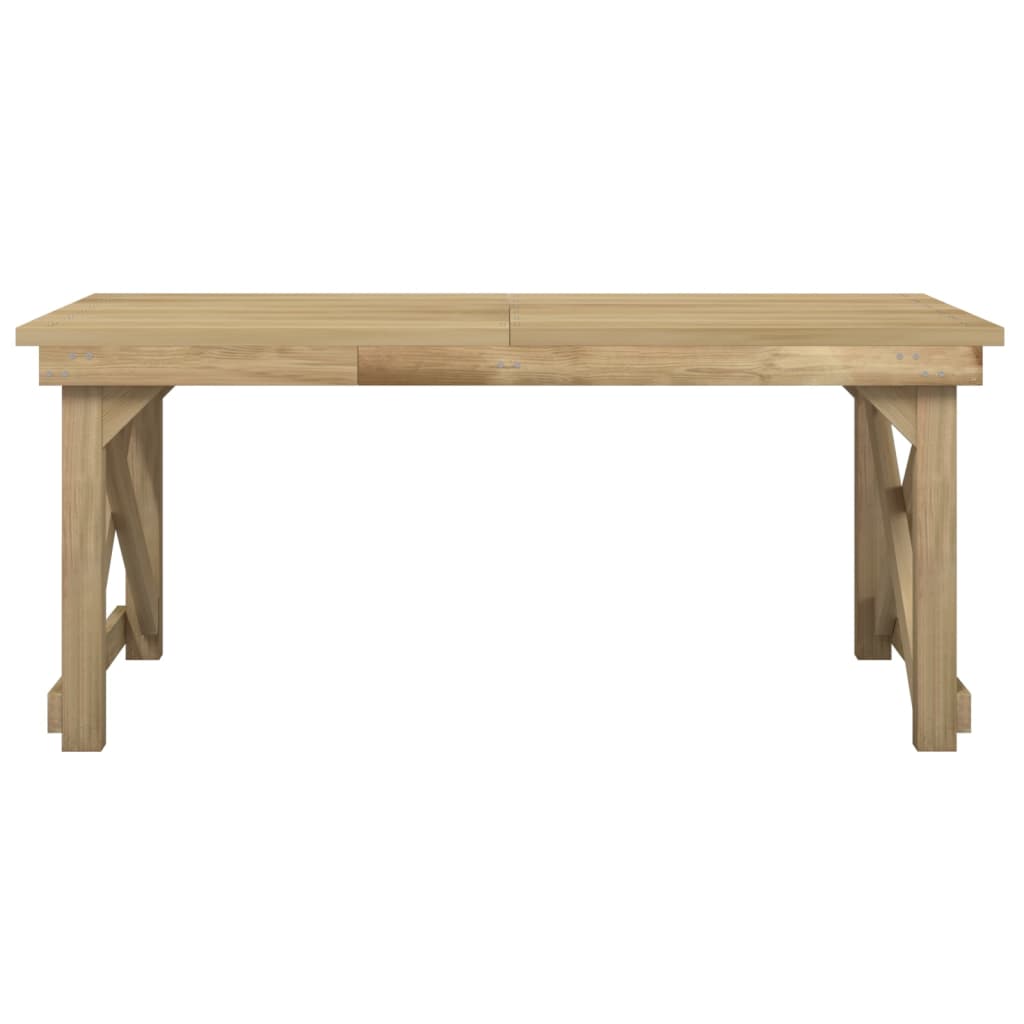 Set da Pranzo per Giardino 3 pz in Legno di Pino Impregnato | homemem39