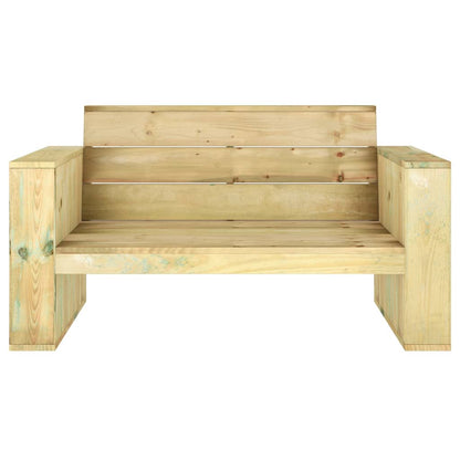 Set Salotto da Giardino 4 pz Legno Massello di Pino Impregnato - homemem39