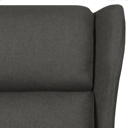 Poltrona Reclinabile in Tessuto Grigio Scuro - homemem39