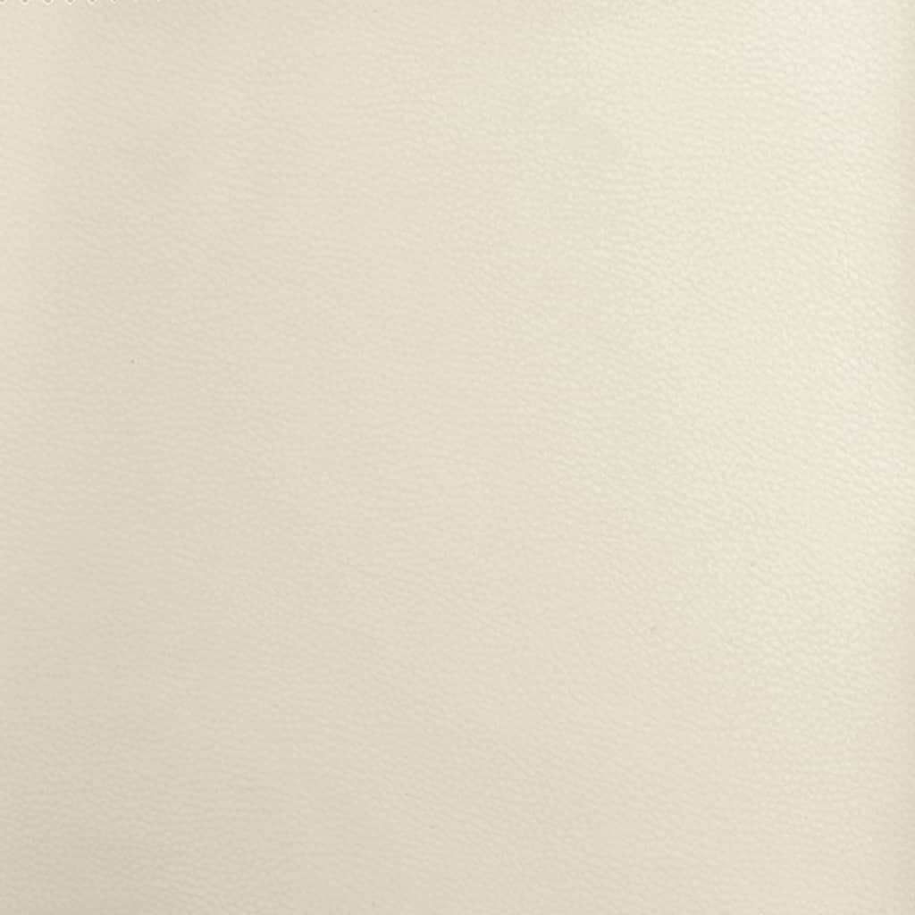 Poltrona Reclinabile Bianco Crema in Similpelle - homemem39