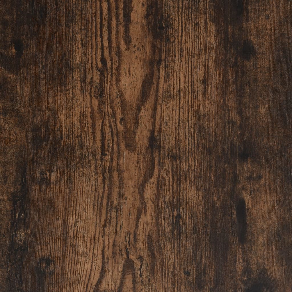 Comodini con Gambe in Legno Massello 2pz Rovere Fumo 40x30x50cm - homemem39