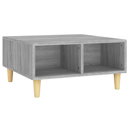 Tavolino da Salotto Grigio Sonoma 60x60x30 cm in Truciolato | homemem39