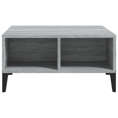 Tavolino da Salotto Grigio Sonoma 60x60x30 cm in Truciolato | homemem39