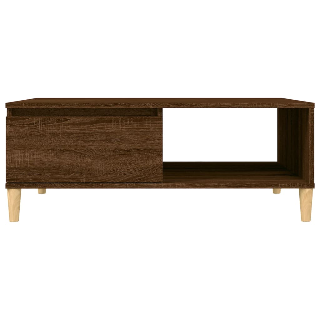 Tavolino da Salotto Rovere Marrone 90x60x35 cm in Truciolato | homemem39