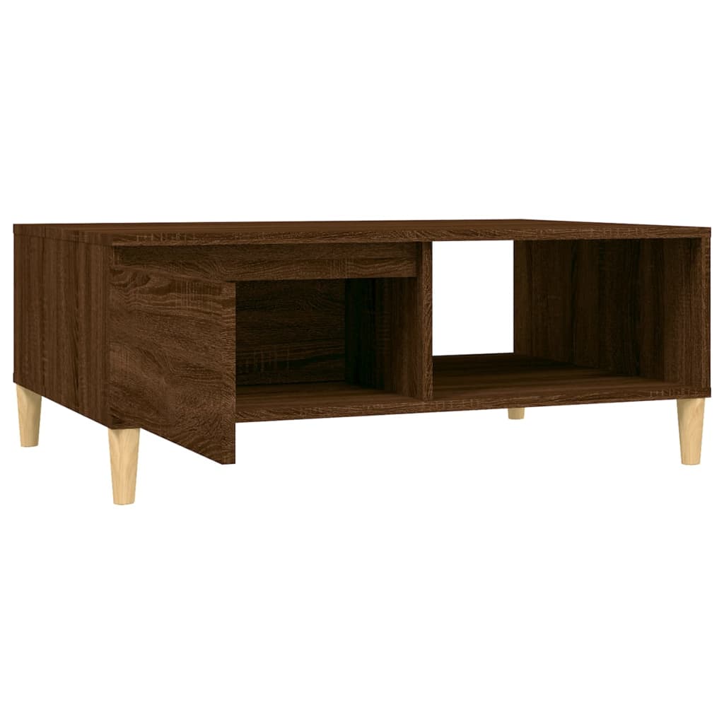 Tavolino da Salotto Rovere Marrone 90x60x35 cm in Truciolato | homemem39