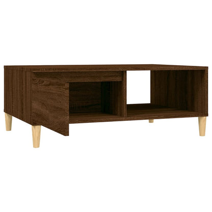 Tavolino da Salotto Rovere Marrone 90x60x35 cm in Truciolato | homemem39