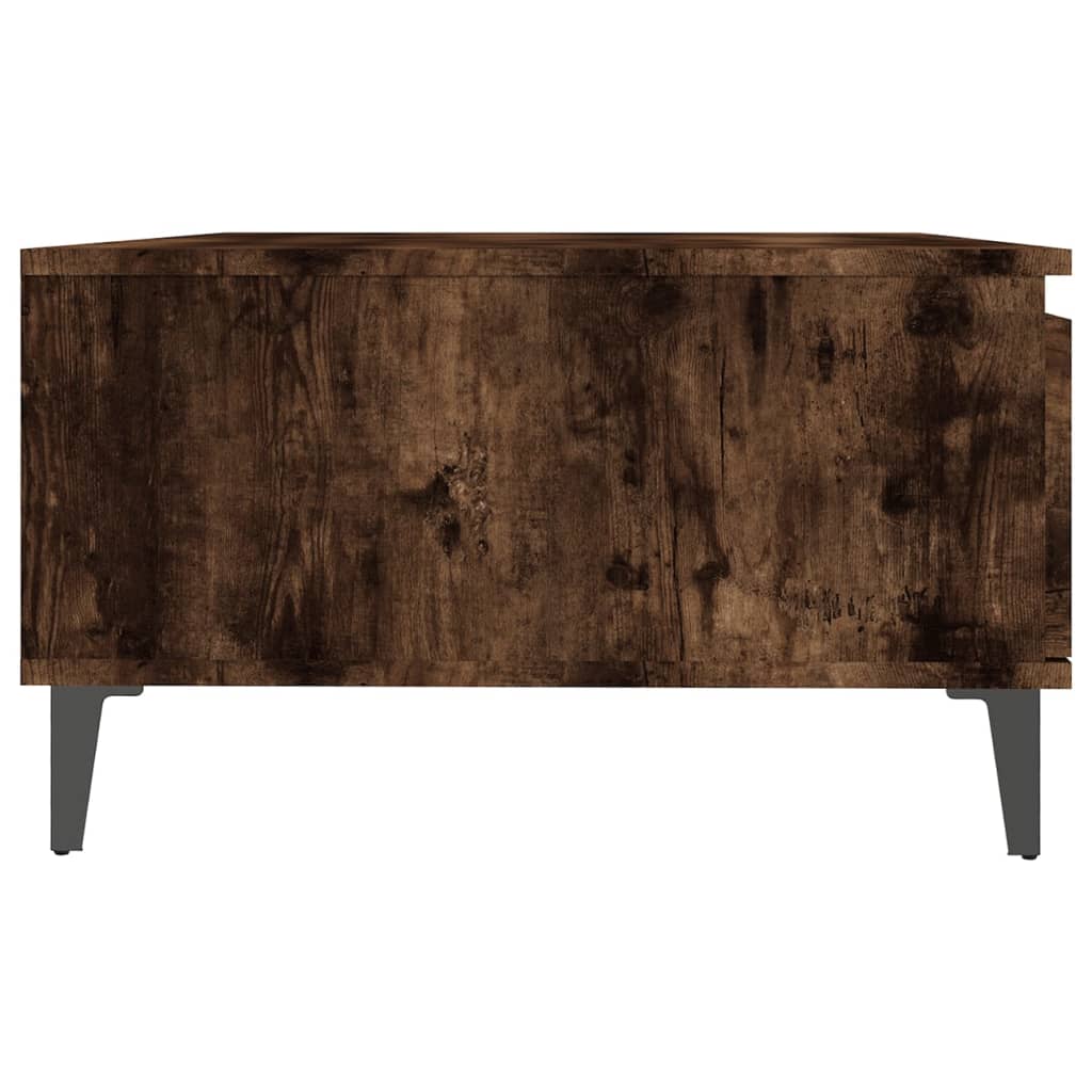 Tavolino da Salotto Rovere Fumo 90x60x35 cm in Truciolato | homemem39
