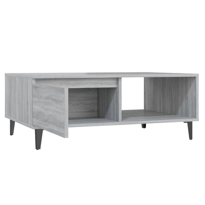 Tavolino da Salotto Grigio Sonoma 90x60x35 cm in Truciolato | homemem39
