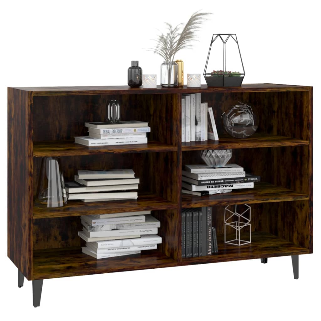 Credenza Rovere Fumo 103,5x35x70 cm in Truciolato | homemem39
