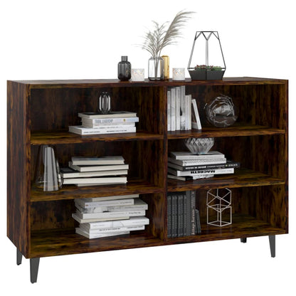 Credenza Rovere Fumo 103,5x35x70 cm in Truciolato | homemem39