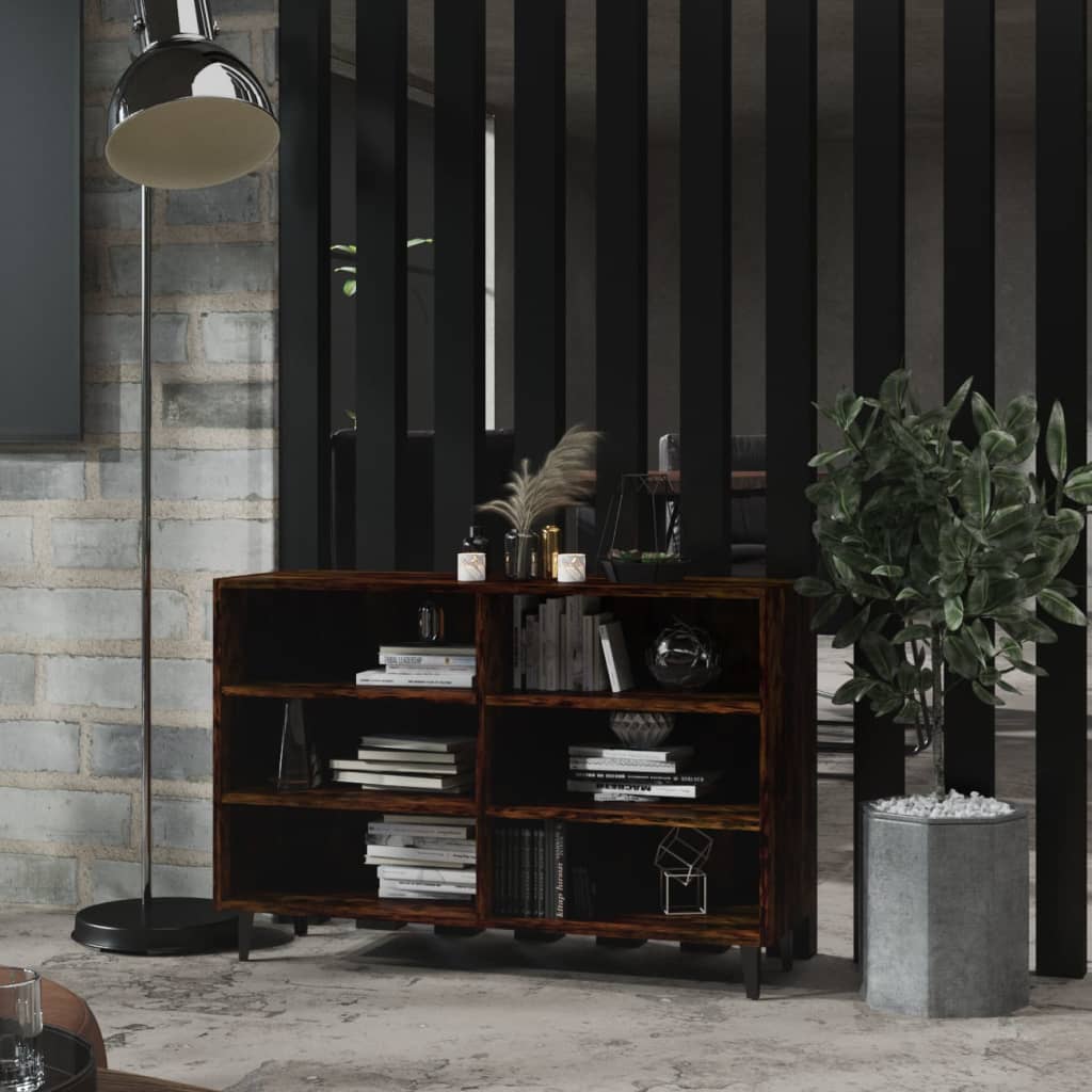 Credenza Rovere Fumo 103,5x35x70 cm in Truciolato | homemem39