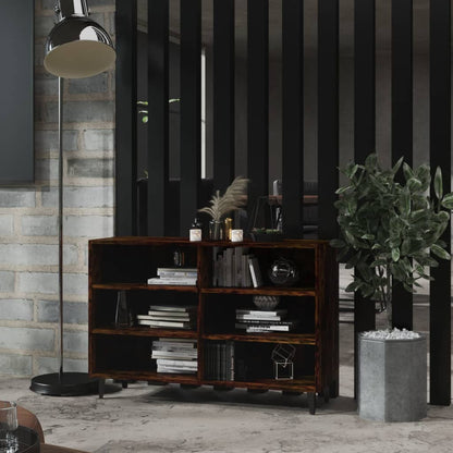 Credenza Rovere Fumo 103,5x35x70 cm in Truciolato | homemem39