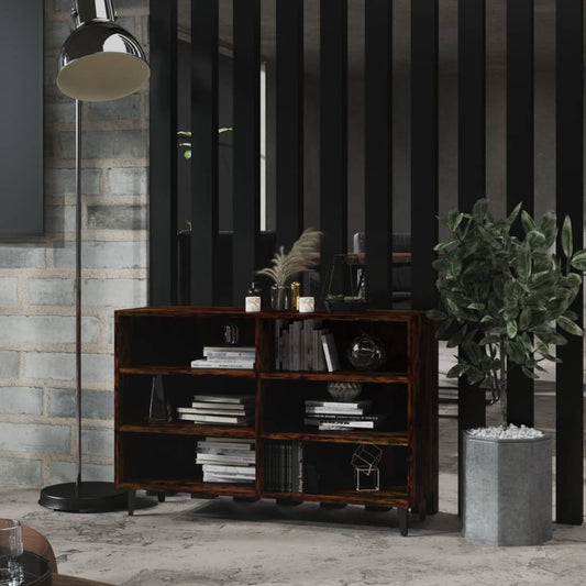 Credenza Rovere Fumo 103,5x35x70 cm in Truciolato | homemem39