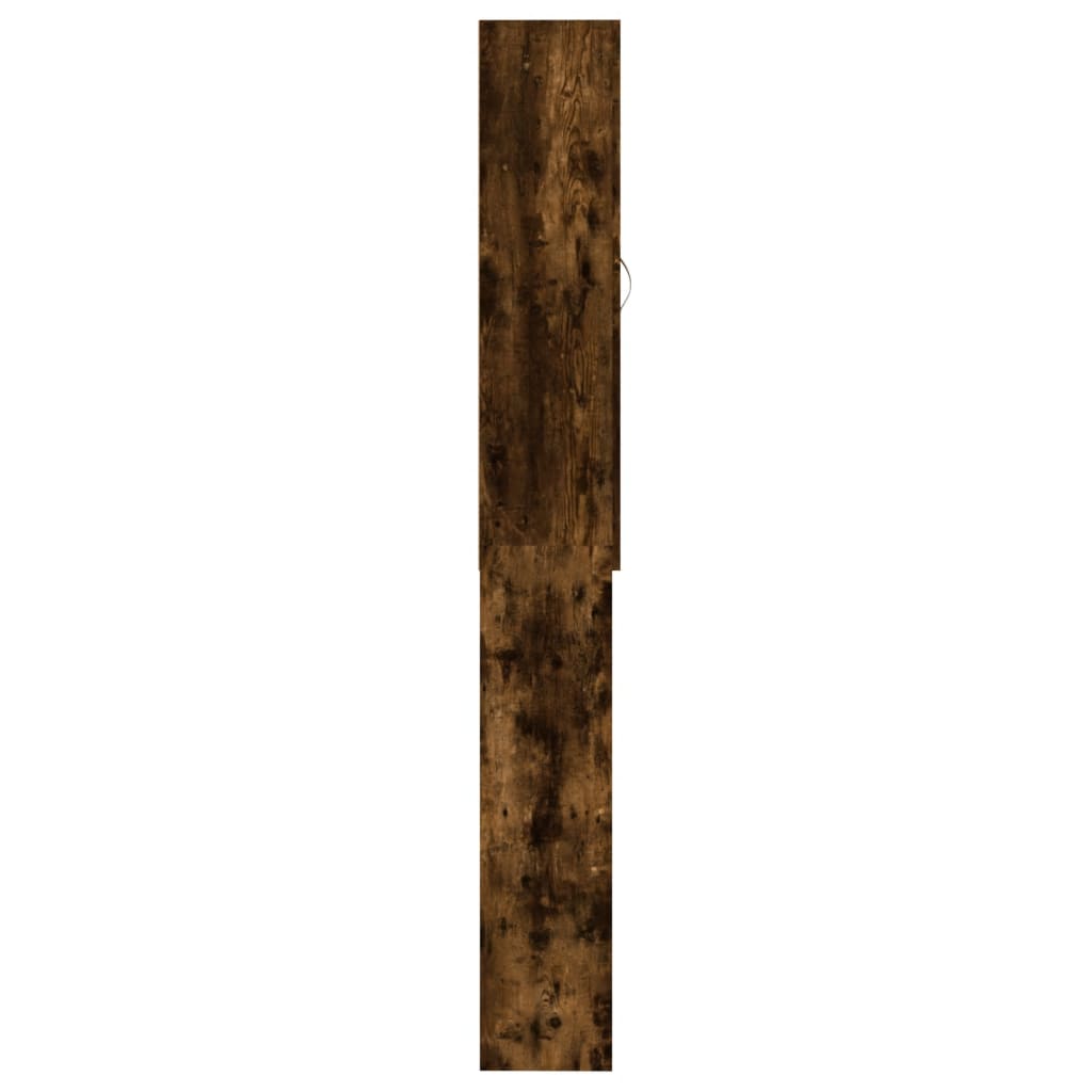 Mobile per Lavatrice Rovere Fumo 64x25,5x190 cm | homemem39