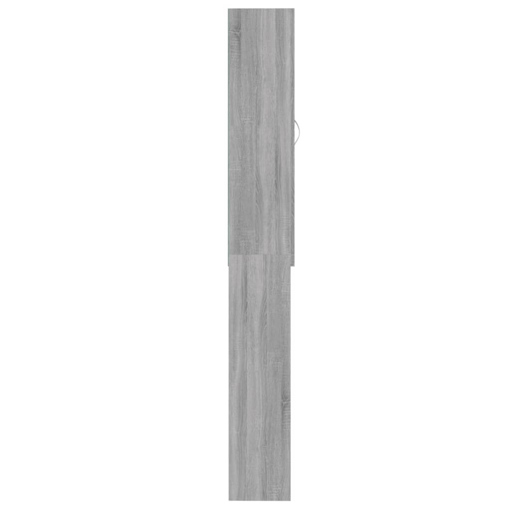 Mobile per Lavatrice Grigio Sonoma 64x25,5x190 cm | homemem39