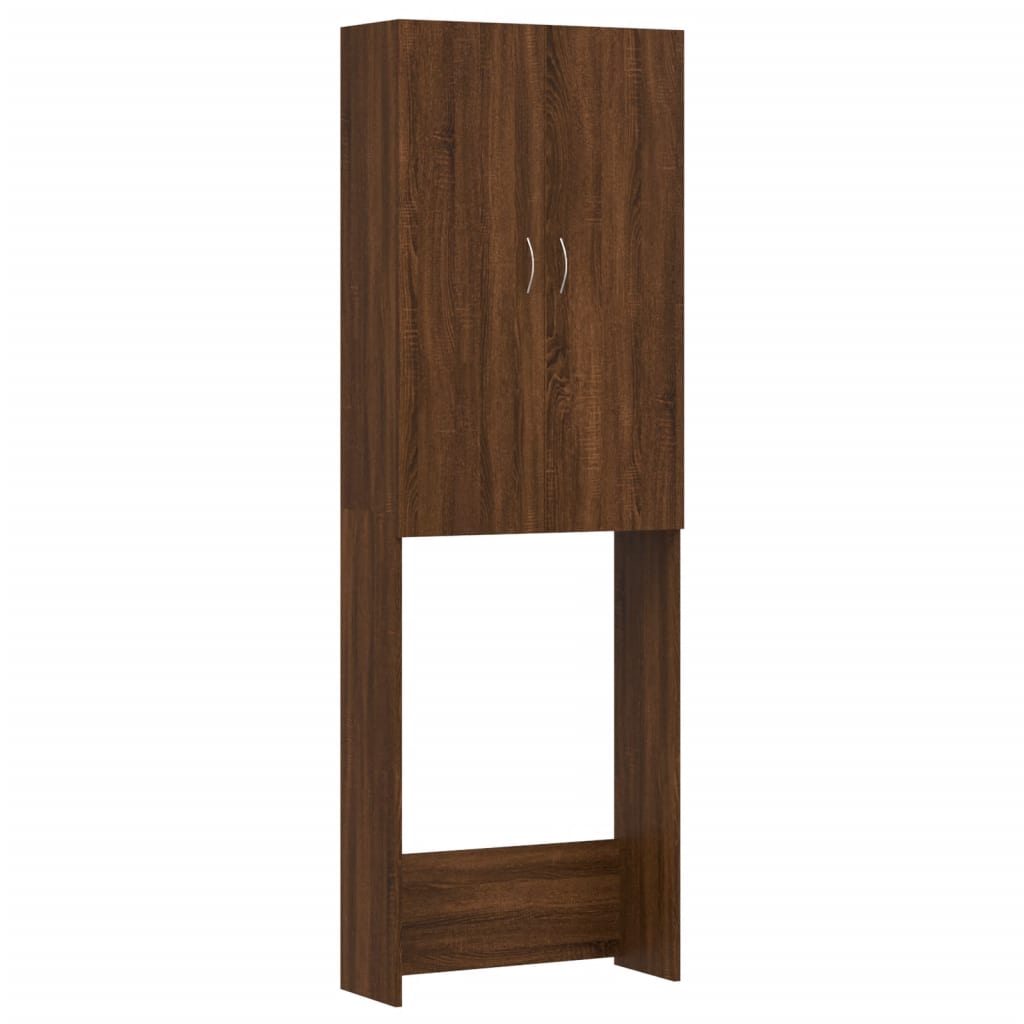 Mobile per Lavatrice Rovere Marrone 64x25,5x190 cm - homemem39