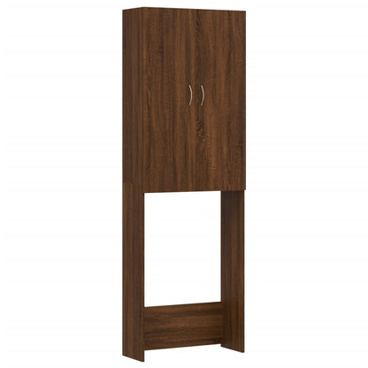 Mobile per Lavatrice Rovere Marrone 64x25,5x190 cm - homemem39