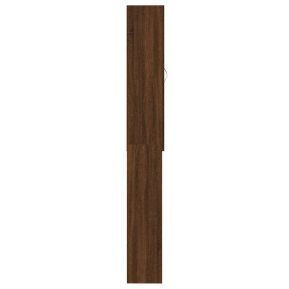 Mobile per Lavatrice Rovere Marrone 64x25,5x190 cm - homemem39