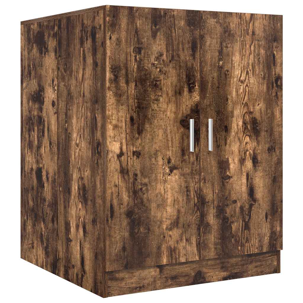Mobile per Lavatrice Rovere Fumo 71x71,5x91,5 cm - homemem39