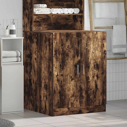 Mobile per Lavatrice Rovere Fumo 71x71,5x91,5 cm - homemem39