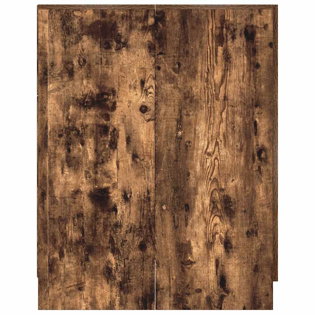 Mobile per Lavatrice Rovere Fumo 71x71,5x91,5 cm - homemem39
