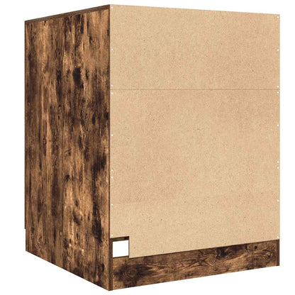 Mobile per Lavatrice Rovere Fumo 71x71,5x91,5 cm - homemem39