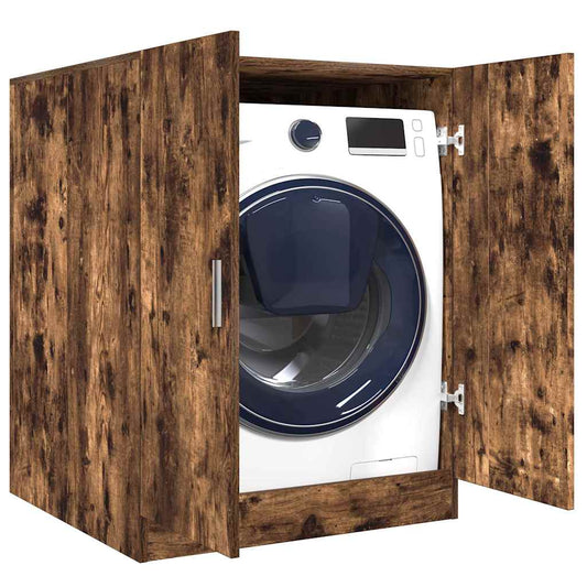 Mobile per Lavatrice Rovere Fumo 71x71,5x91,5 cm - homemem39