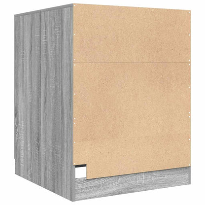 Mobile per Lavatrice Grigio Sonoma 71x71,5x91,5 cm - homemem39