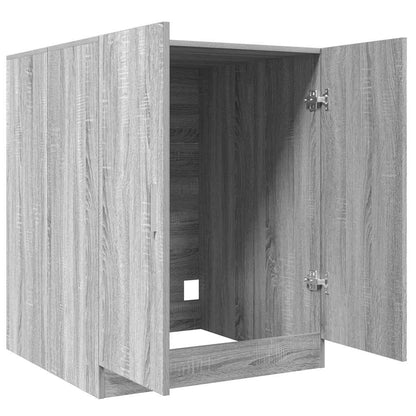 Mobile per Lavatrice Grigio Sonoma 71x71,5x91,5 cm - homemem39