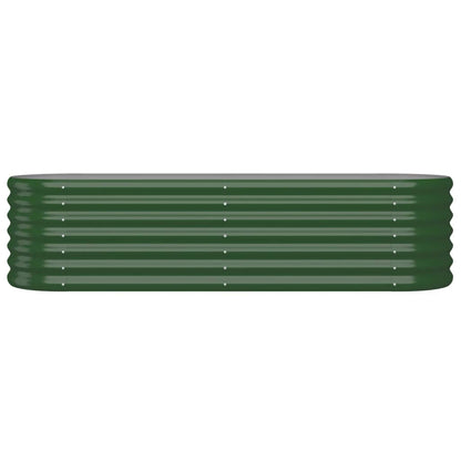 Letto Giardino Acciaio Verniciato a Polvere 152x40x36 cm Verde - homemem39