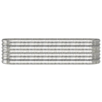 Letto Giardino Acciaio Zincato 152x40x36cm Argento | homemem39