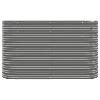 Letto Giardino Acciaio Zincato 114x40x68 cm Grigio - homemem39