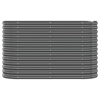 Letto da Giardino in Acciaio Zincato 114x40x68 cm Antracite | homemem39