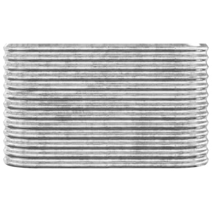 Letto Giardino Acciaio Zincato 114x40x68cm Argento