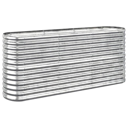 Letto Giardino Acciaio Zincato 152x40x68cm Argento