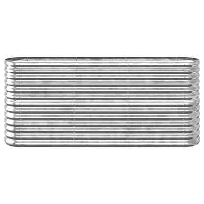 Letto Giardino Acciaio Zincato 152x40x68cm Argento