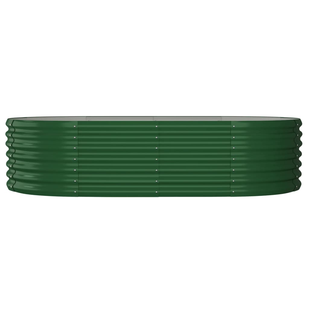 Letto Giardino Acciaio Zincato 152x80x36 cm Verde | homemem39