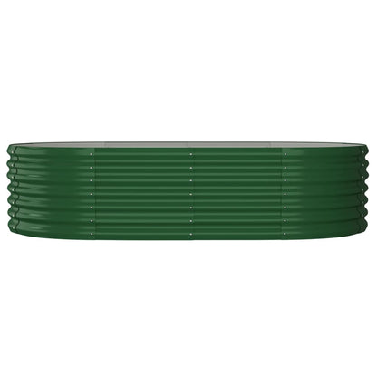Letto Giardino Acciaio Zincato 152x80x36 cm Verde | homemem39