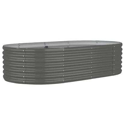 Letto Giardino Acciaio Zincato 152x80x36 cm Grigio | homemem39