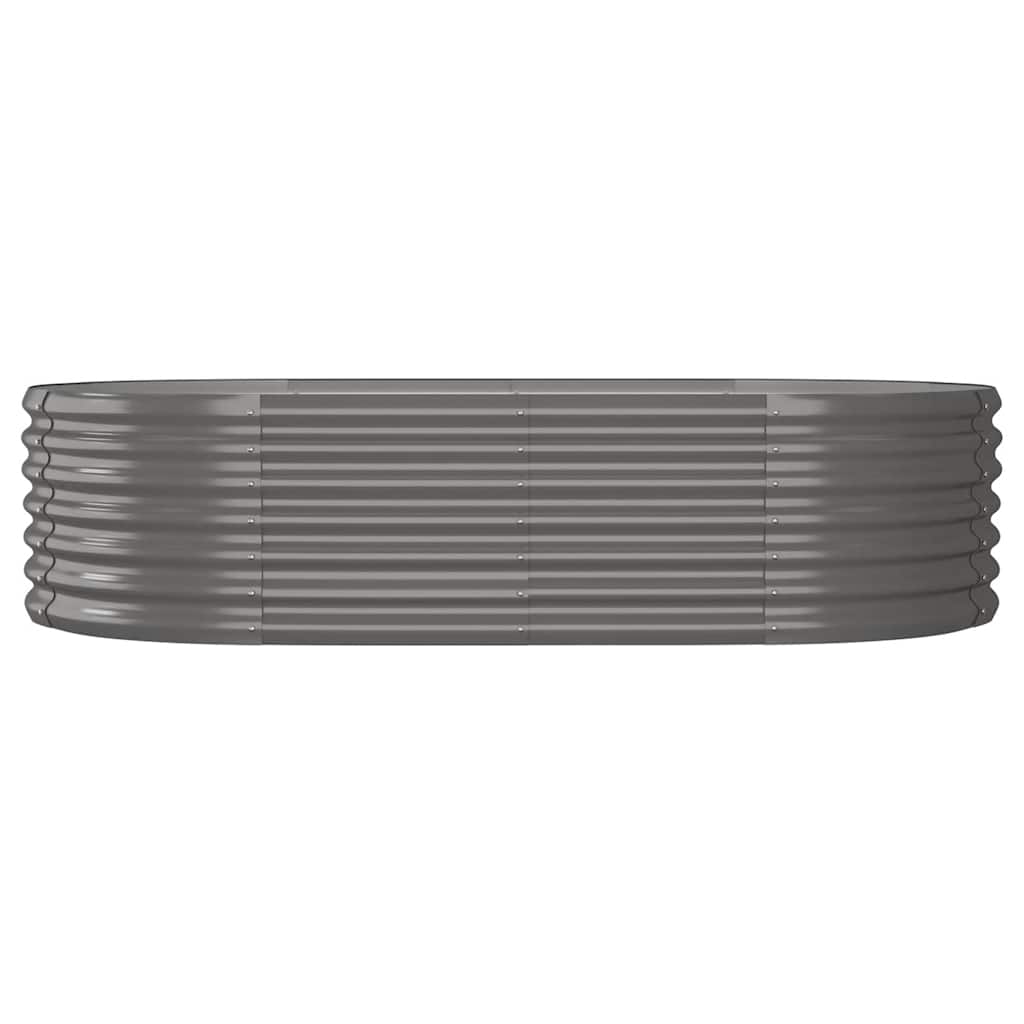 Letto Giardino Acciaio Zincato 152x80x36 cm Grigio | homemem39