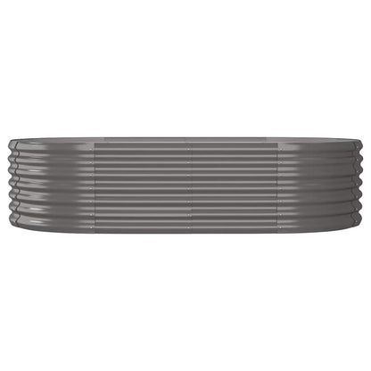 Letto Giardino Acciaio Zincato 152x80x36 cm Grigio | homemem39