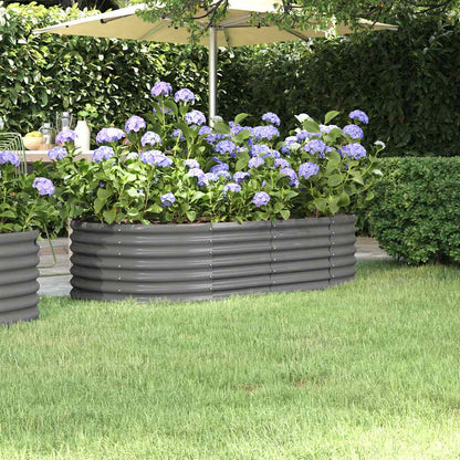 Letto Giardino Acciaio Zincato 152x80x36 cm Grigio | homemem39