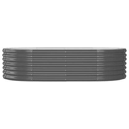 Letto da Giardino in Acciaio Zincato 152x80x36 cm Antracite | homemem39