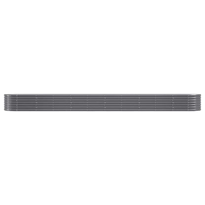 Letto da Giardino in Acciaio Zincato 440x80x36 cm Antracite | homemem39